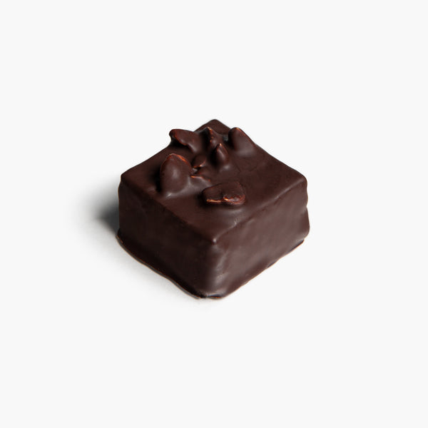 Bouchées praliné noisette enrobées de chocolat noir à 70% de cacao - 45g